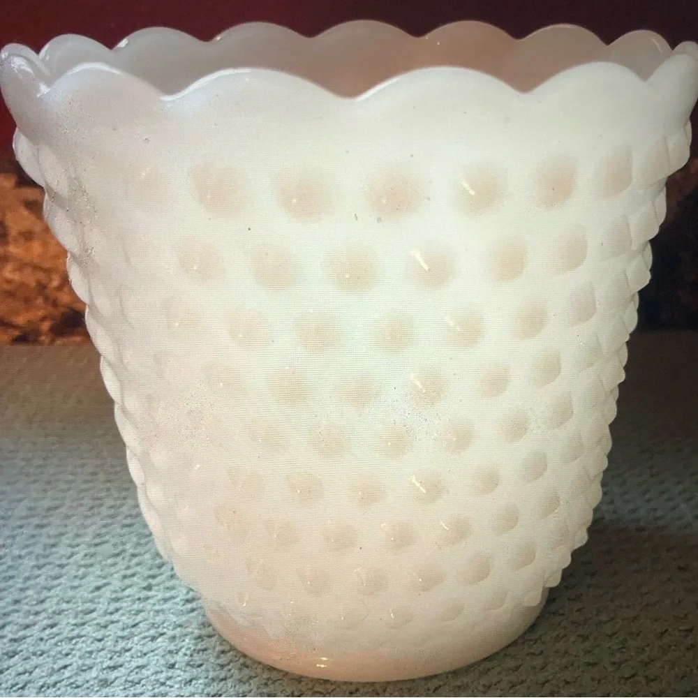 Vintage Fire-King Milk Glass Bowl/Vase